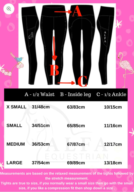 Ladies Endurance Tights - Navy Blue