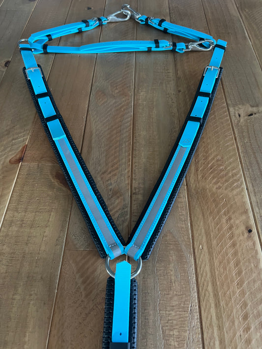 Reflective Breastplate - Light Blue