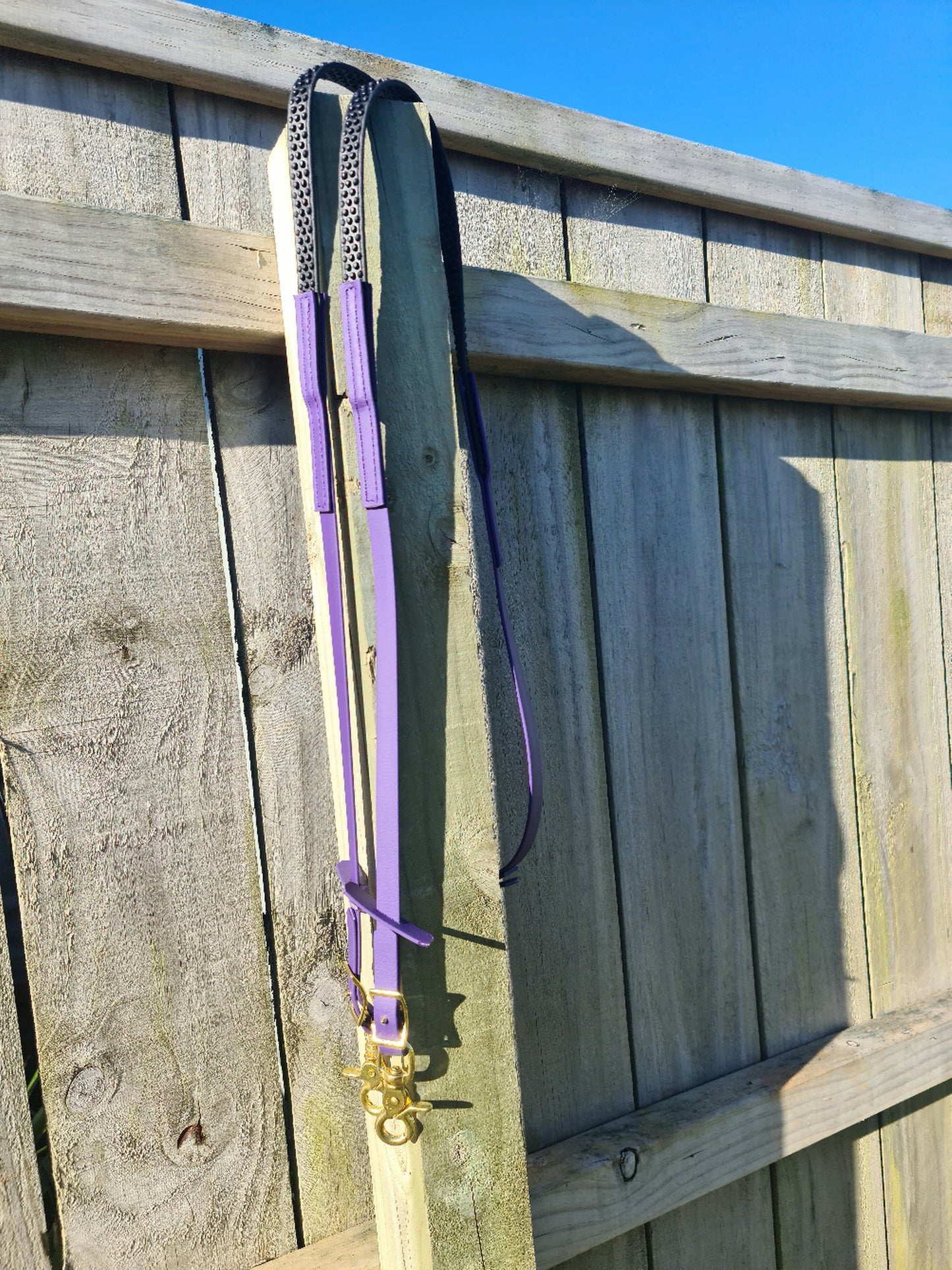 Riendas Soft Grip - Violeta