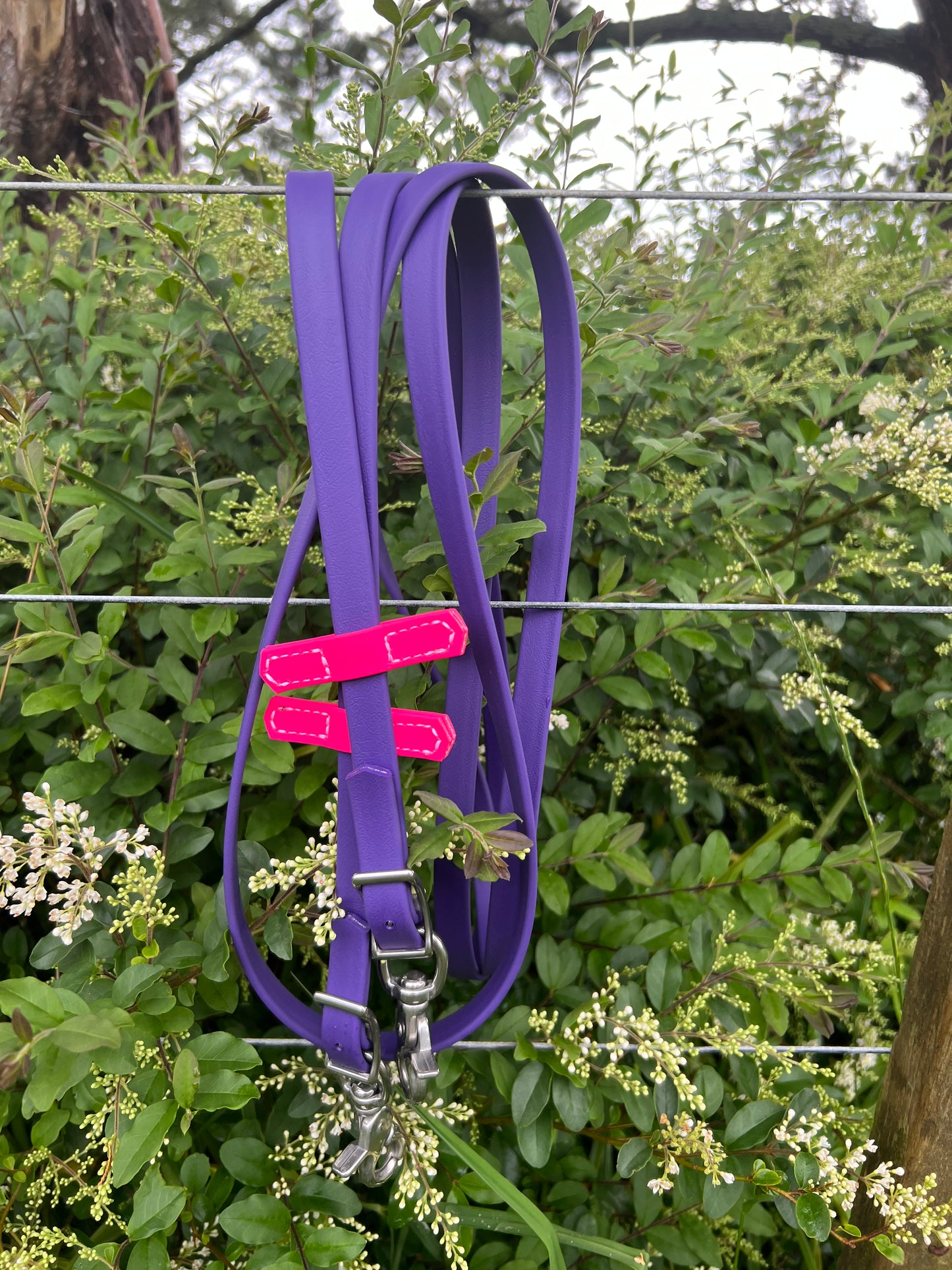 Riendas - Full BioThane Non split Violet Puple