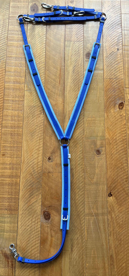 Padded Breastplate - Royal blue & Light blue Sympa Nova