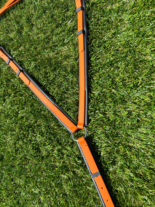 Padded Breastplate - Burnt Orange