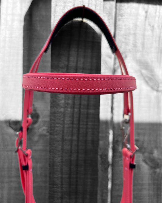 Race Bridle - Coral Pink