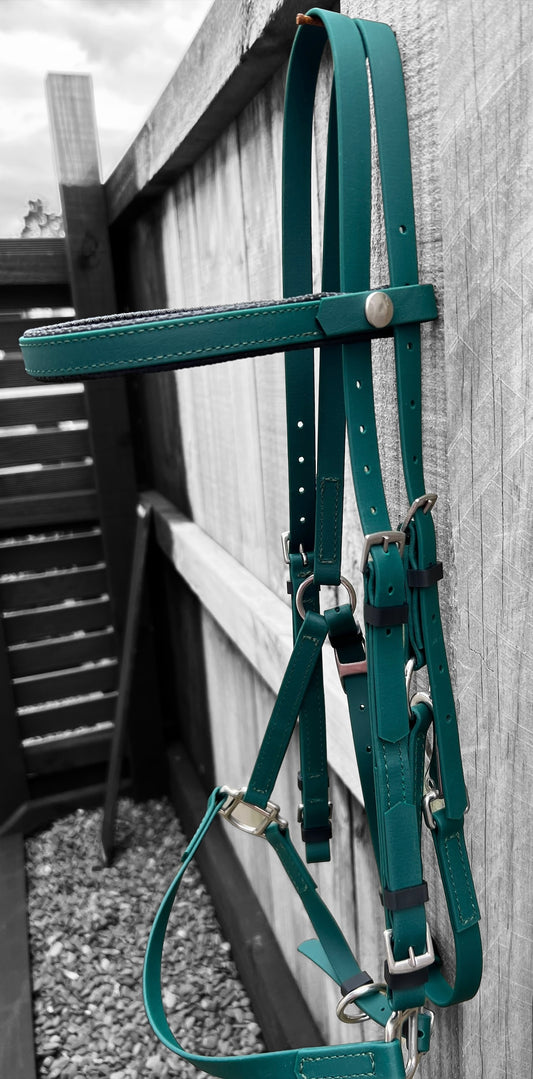 LS Deux Bridle - Hunter Green