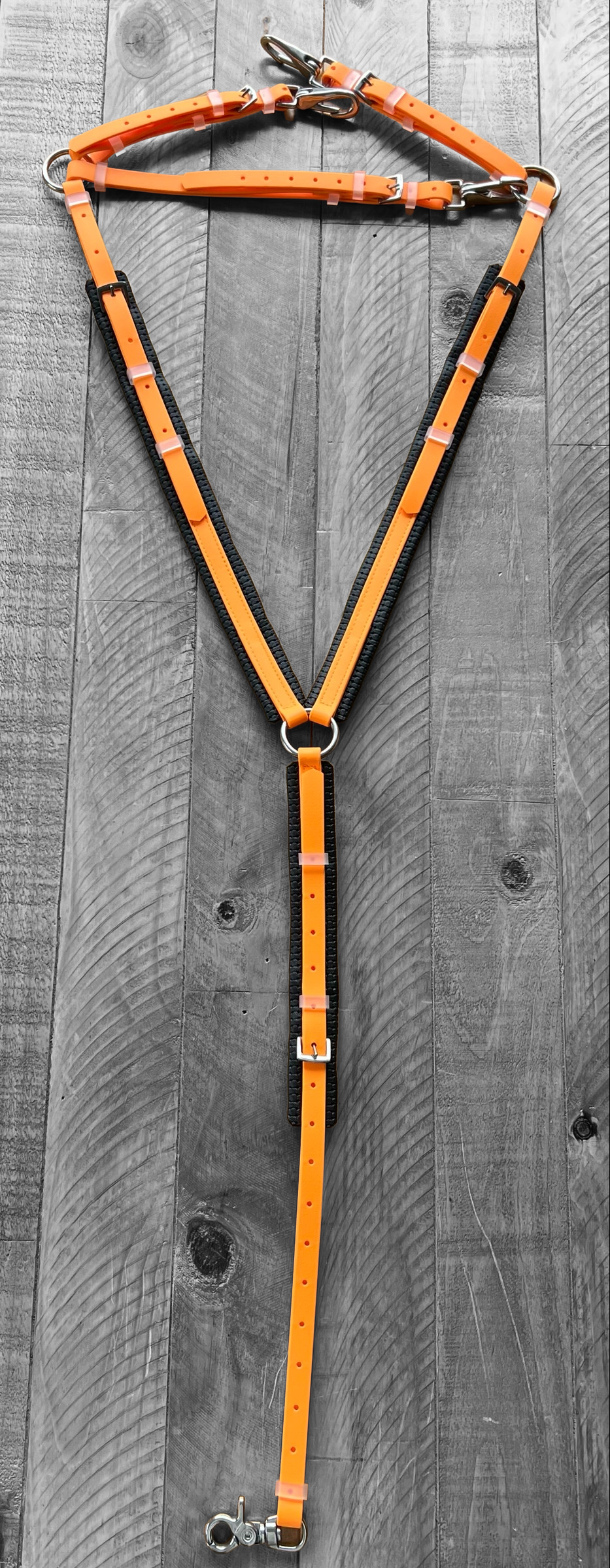 Padded Breastplate - Pastel Orange