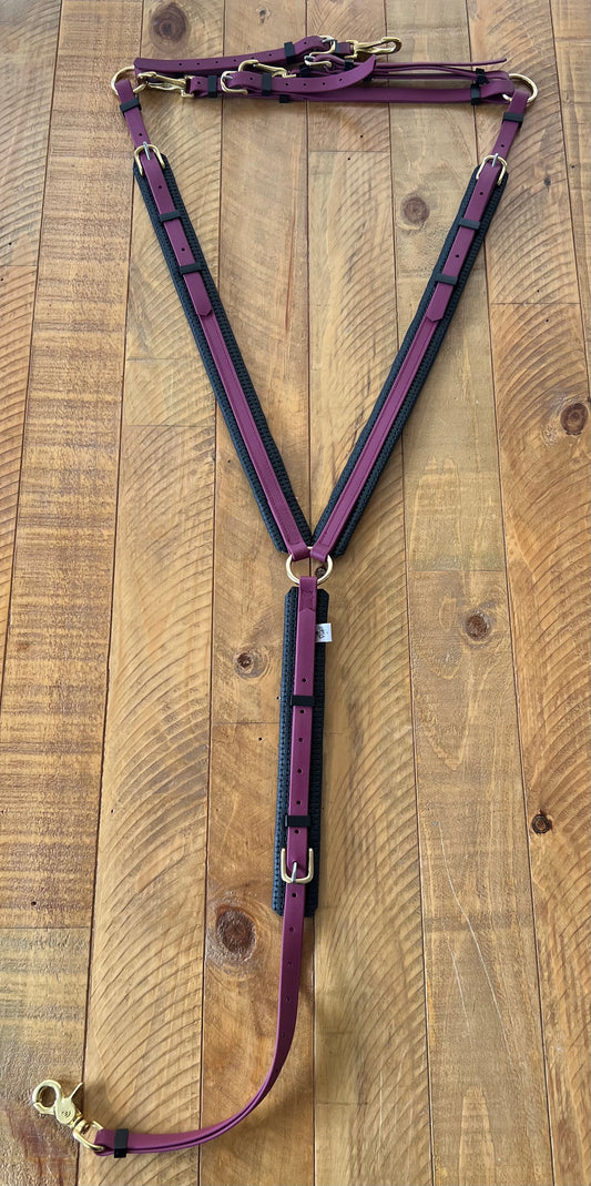 Padded Breastplate - Maroon