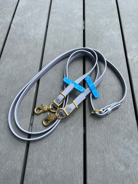 Reins - Full BioThane Grey