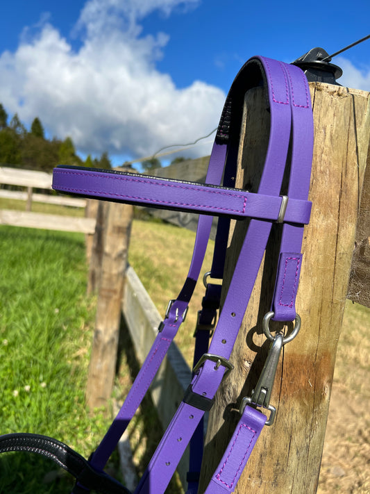 Simplicity Bridle - Violet Purple
