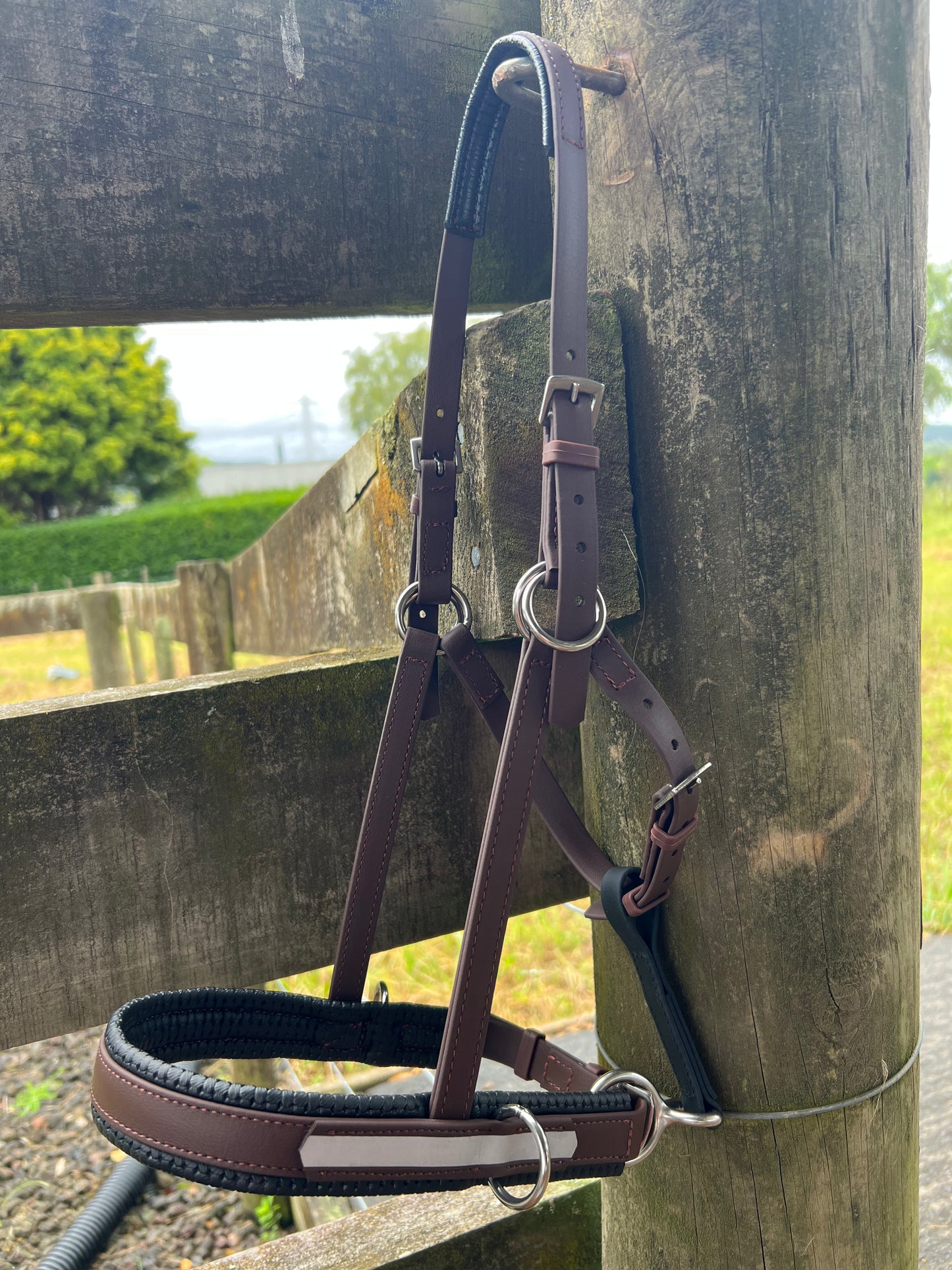 Reflective Multi Bridle - Brown with Brown Reflective