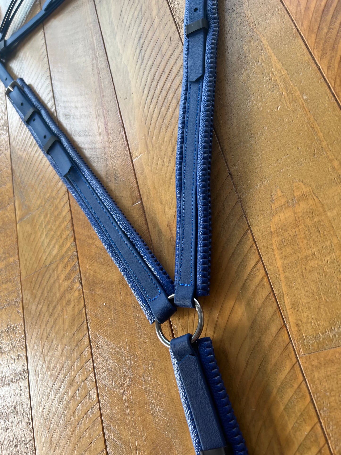 Padded Breastplate - Navy on Navy