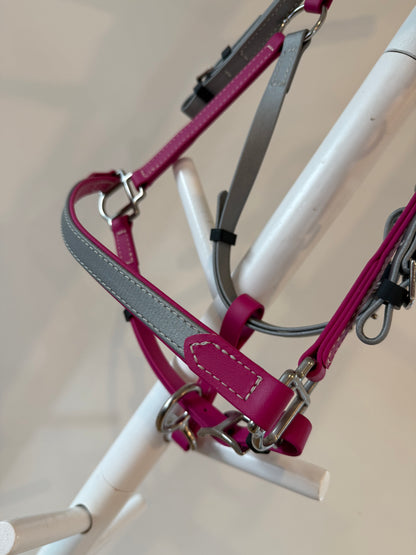 LS Deux Endurance Bridle - Magenta Pink & Silver