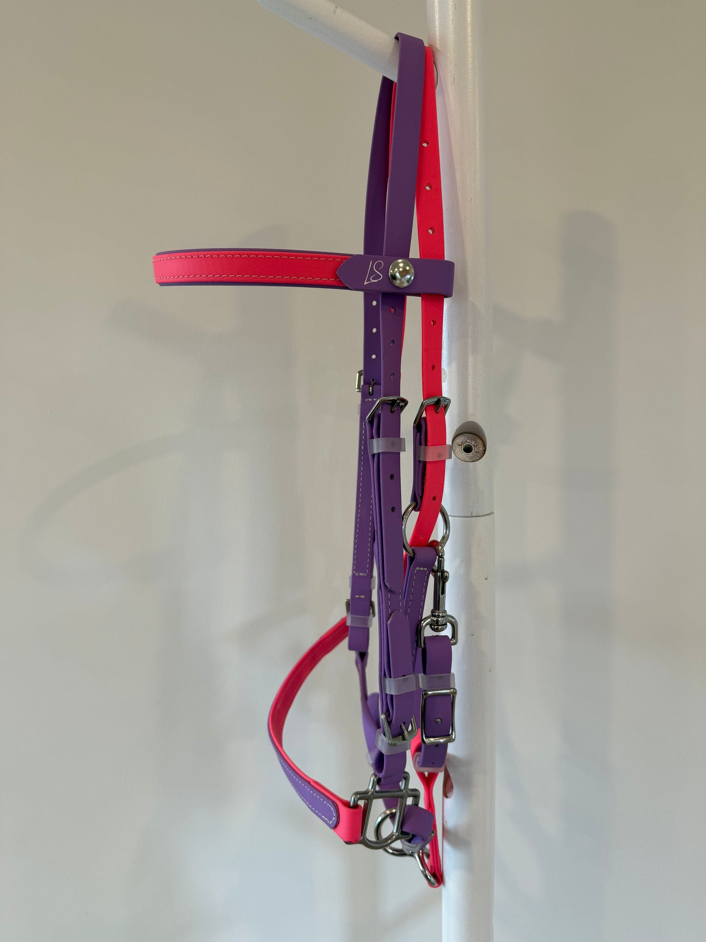 LS Deux Endurance Bridle - Bright Pink & Amethyst