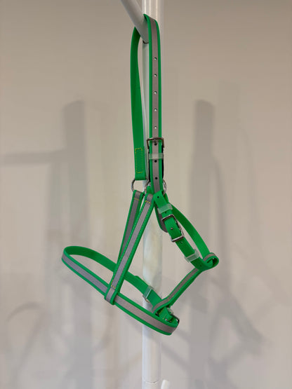 LS Reflective Breakaway Halter - Bright Green
