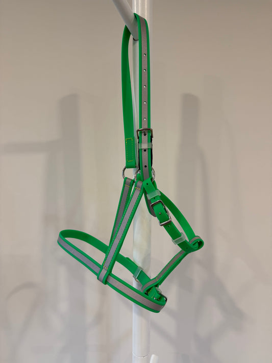 LS Reflective Breakaway Halter - Bright Green