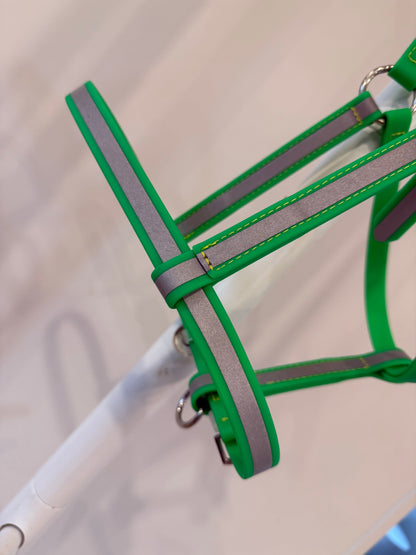 LS Reflective Breakaway Halter - Bright Green