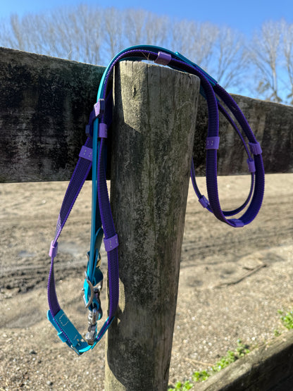 Webbed Reins with Stoppers