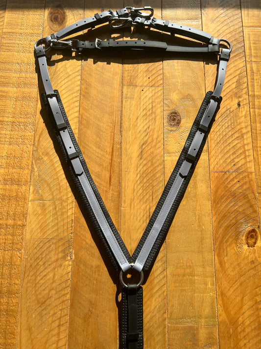 Opgestopte borsplaat - Grys &amp; Swart