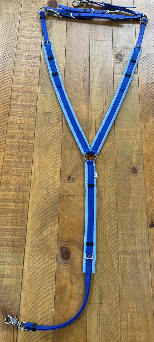 Opgestopte Borsplaat - Koningsblou &amp; Ligblou Sympa Nova